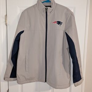 NFL Patriots Gray and Navy Jacket